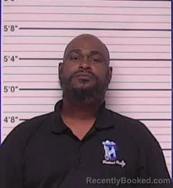 Mugshot of Ralston Oneil Blango booked in Bladen County, North Carolina on April 1, 2026