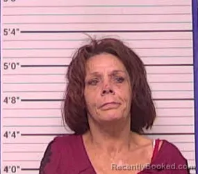 Mugshot of CINDY BRISSON LEWIS booked in Bladen County, North Carolina on August 4, 2026