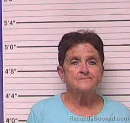 Mugshot of JAN NYE LEWIS booked in Bladen County, North Carolina on April 9, 2026