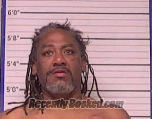 Booking photo from Bladen County, North Carolina