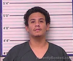 Mugshot of Angel Isaac Navarro-Carrizales booked in Bladen County, North Carolina on September 15, 2026
