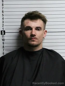 Mugshot of Hunter John Brown booked in Brunswick County, North Carolina on August 28, 2026