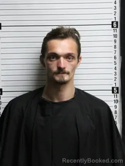 Mugshot of Trevor Dean Cramer booked in Brunswick County, North Carolina on August 6, 2026