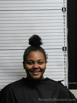 Mugshot of TRAE'ONNA MARKEY CANTY booked in Brunswick County, North Carolina on June 21, 2026