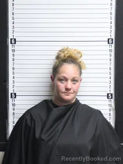 Mugshot of ANGELA NOEL DAVIS booked in Brunswick County, North Carolina on April 16, 2026