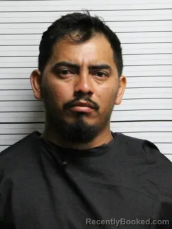Mugshot of Elvin Javier Garcia Carballo booked in Brunswick County, North Carolina on September 4, 2026