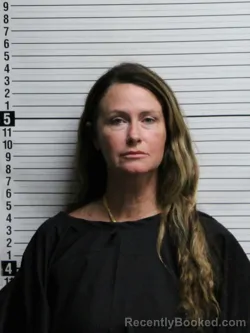 Mugshot of Heather King Harvell booked in Brunswick County, North Carolina on July 27, 2026
