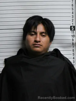 Mugshot of Jesus Hernandez-Diaz booked in Brunswick County, North Carolina on July 27, 2026