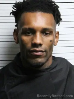 Mugshot of Malik Tyshaun Hall booked in Brunswick County, North Carolina on October 3, 2026