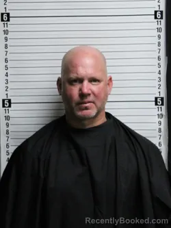 Mugshot of Dusty Lee Leggett booked in Brunswick County, North Carolina on July 22, 2026