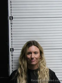 Mugshot of KATELYN DAWN PONDER booked in Brunswick County, North Carolina on June 22, 2026