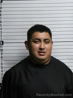 Mugshot of Rodrigo Antonio Ramirez Rodas booked in Brunswick County, North Carolina on August 29, 2026