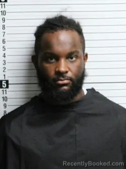 Mugshot of Demairius Leesean Simpson booked in Brunswick County, North Carolina on August 6, 2026