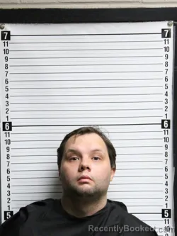 Mugshot of Justin Wayne Simmons booked in Brunswick County, North Carolina on July 13, 2026