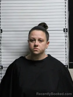 Mugshot of Danielle Lee Wertman booked in Brunswick County, North Carolina on July 27, 2026