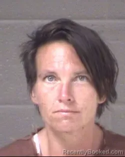 Mugshot of Annie Margaret Bollinger booked in Buncombe County, North Carolina on August 25, 2026