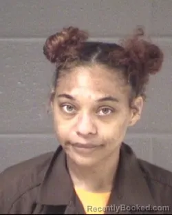 Mugshot of Alysia Jahnice Carpenter booked in Buncombe County, North Carolina on September 8, 2026