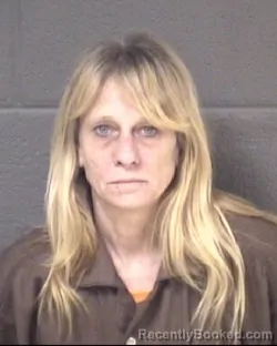 Mugshot of ANGELA POWELL CARPENTER booked in Buncombe County, North Carolina on March 18, 2026