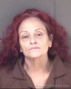 Mugshot of ANGELIA GAIL FRADY booked in Buncombe County, North Carolina on April 1, 2026