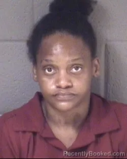 Mugshot of Asia Monique Jordan booked in Buncombe County, North Carolina on August 18, 2026