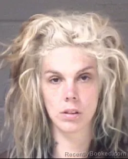 Mugshot of APRIL COLEEN MOORE booked in Buncombe County, North Carolina on March 20, 2026