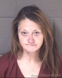 Mugshot of ANGELINA MARIE POTTER booked in Buncombe County, North Carolina on May 16, 2026