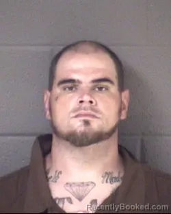 Mugshot of Brandon Ray Holcombe booked in Buncombe County, North Carolina on September 3, 2026