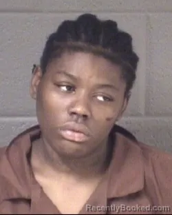 Mugshot of Cheyrae Anora Nicole Holloway booked in Buncombe County, North Carolina on August 27, 2026