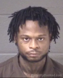 Mugshot of Demarcus Antonio Adams booked in Buncombe County, North Carolina on August 27, 2026