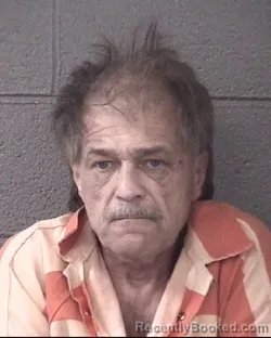 Mugshot of DENNIS MACARTHUR RICE booked in Buncombe County, North Carolina on July 3, 2026