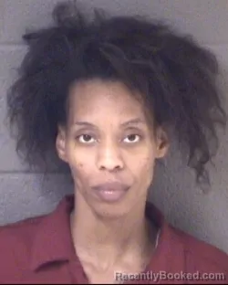 Mugshot of DESIREE MARIE TARVER booked in Buncombe County, North Carolina on July 23, 2026