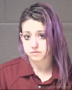 Mugshot of GABRIELLA ADRIANNA PETTINEO booked in Buncombe County, North Carolina on May 9, 2026