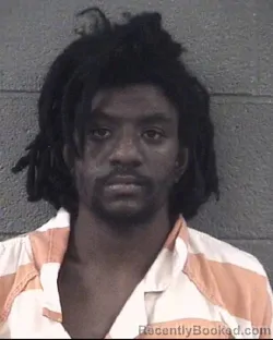 Mugshot of Isaiah Kavon Holloway booked in Buncombe County, North Carolina on August 28, 2026