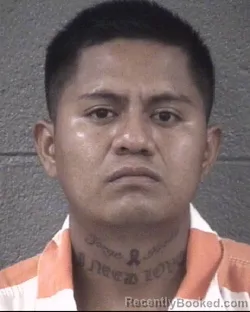Mugshot of Jesus Reyes Barrera booked in Buncombe County, North Carolina on August 16, 2026
