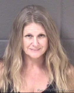 Mugshot of Jennifer Ann Spicer booked in Buncombe County, North Carolina on August 18, 2026