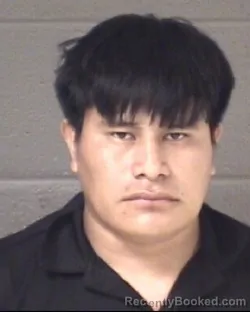 Mugshot of MAYNOR ISRAEL LOPEZ JUAREZ booked in Buncombe County, North Carolina on March 23, 2026