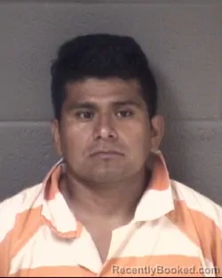 Mugshot of Mario Dominguez Mendez booked in Buncombe County, North Carolina on August 19, 2026