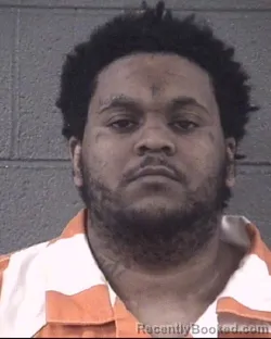 Mugshot of MALIK RAHIEM DASHAUN YOUNG booked in Buncombe County, North Carolina on May 16, 2026