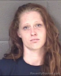 Mugshot of SIERRA KATHERINE ROSE GANTT booked in Buncombe County, North Carolina on May 13, 2026