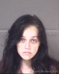 Mugshot of Shelby Nicole Hughes booked in Buncombe County, North Carolina on August 30, 2026
