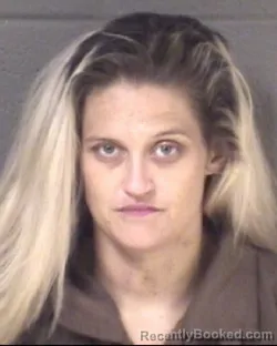 Mugshot of Shelby Lynn Laughter booked in Buncombe County, North Carolina on August 21, 2026