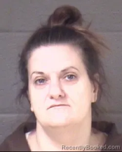 Mugshot of SARAH BURNETTE SWANN booked in Buncombe County, North Carolina on May 14, 2026