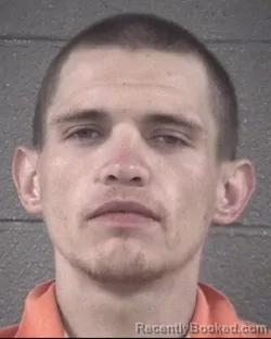 Mugshot of TREVOR DEWAYNE PIETER THOMPSON booked in Buncombe County, North Carolina on May 7, 2026