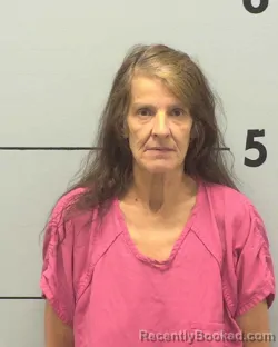 Mugshot of Elizabeth Elkins Harrison booked in Burke County, North Carolina on August 21, 2026