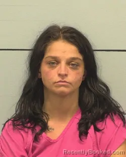 Mugshot of ANDREA NICOLE JOHNSTON booked in Burke County, North Carolina on May 6, 2026