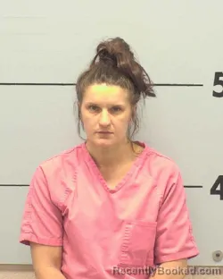 Mugshot of AMBER NICHOLE GREGORY booked in Burke County, North Carolina on July 10, 2026