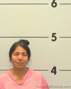 Mugshot of ANGELA AVILA TOMAS booked in Burke County, North Carolina on May 22, 2026