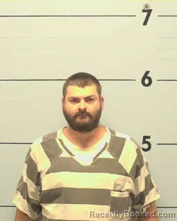 Mugshot of Cody Scott Burns booked in Burke County, North Carolina on October 19, 2026