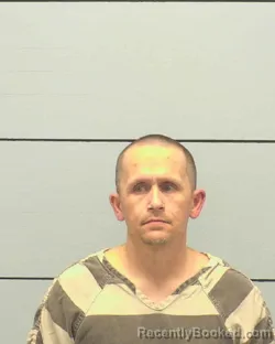 Mugshot of Alex Michael Moore booked in Burke County, North Carolina on August 6, 2026