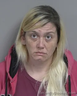 Mugshot of ASHLEY LEEANN HOPKINS booked in Cabarrus County, North Carolina on May 29, 2026